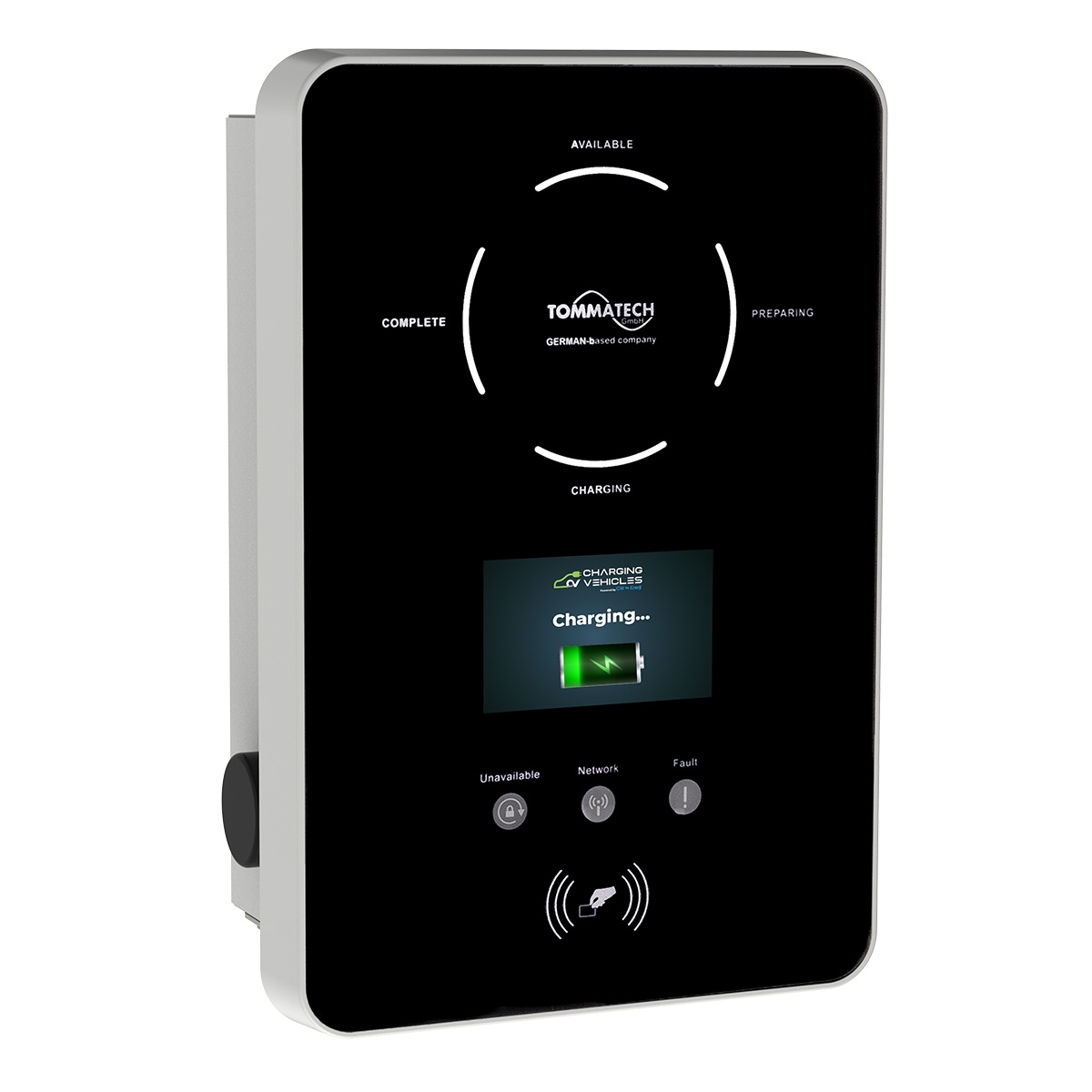 TommaTech TommaTech Trio Plus 22 kW AC Electric Vehicle Charging Station with Wireless