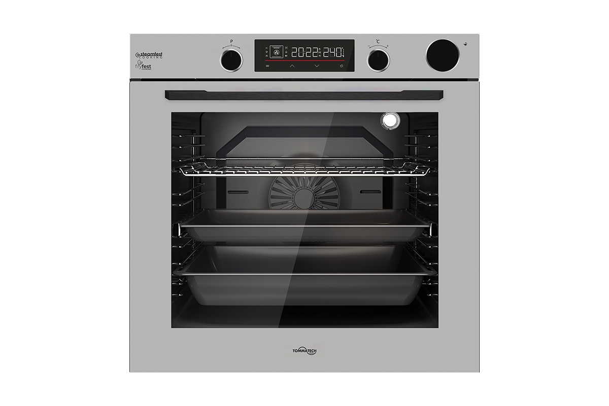 TommaTech TAF6003SSP Built-in Electric Oven 60 cm Gray Glass