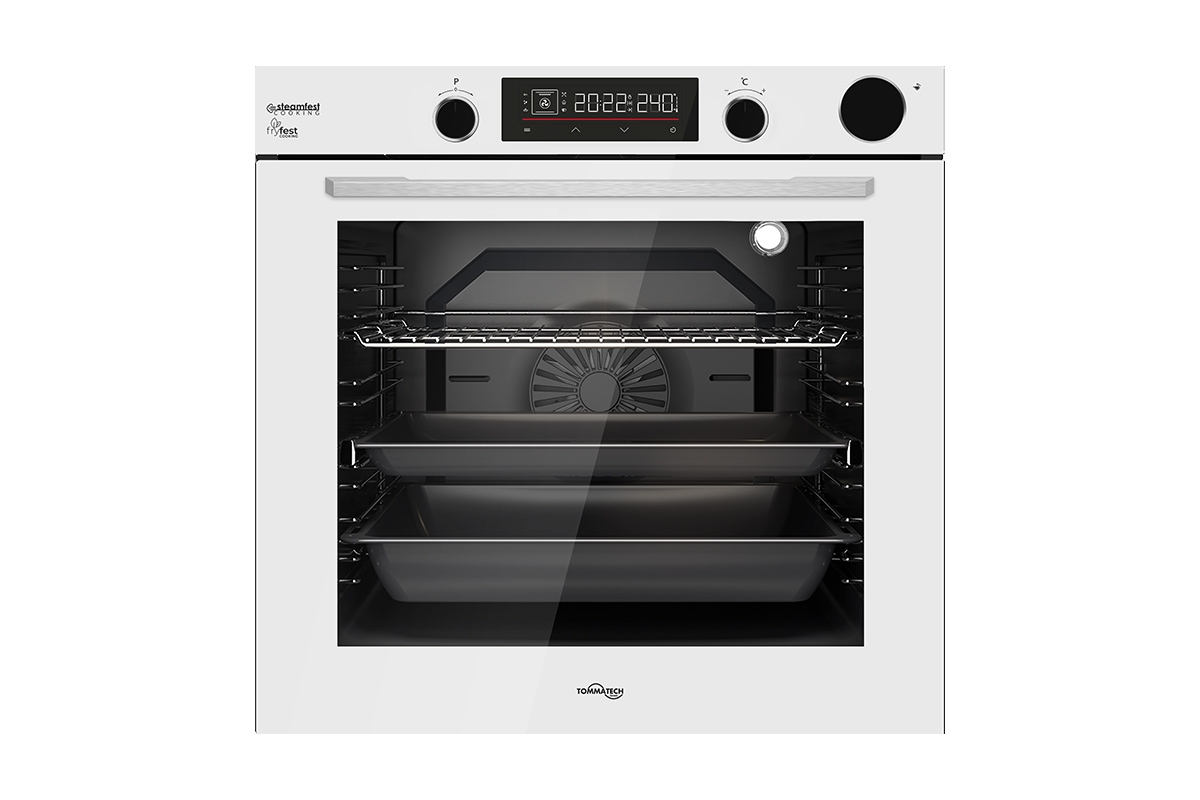 TommaTech TAF6003WSP Built-in Electric Oven 60 cm White Glass