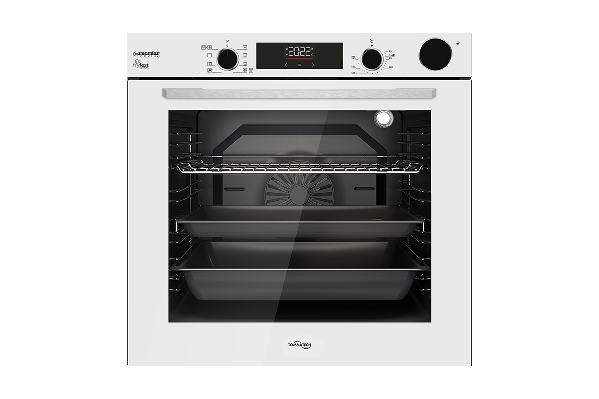 TommaTech TAF6004WSP Built-in Electric Oven 60 cm White Glass