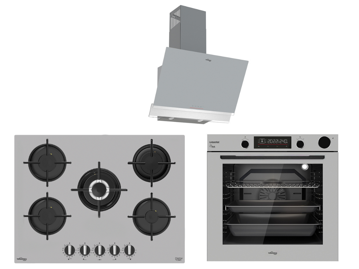 TommaTech TT400 Gray Built-in Appliance Set