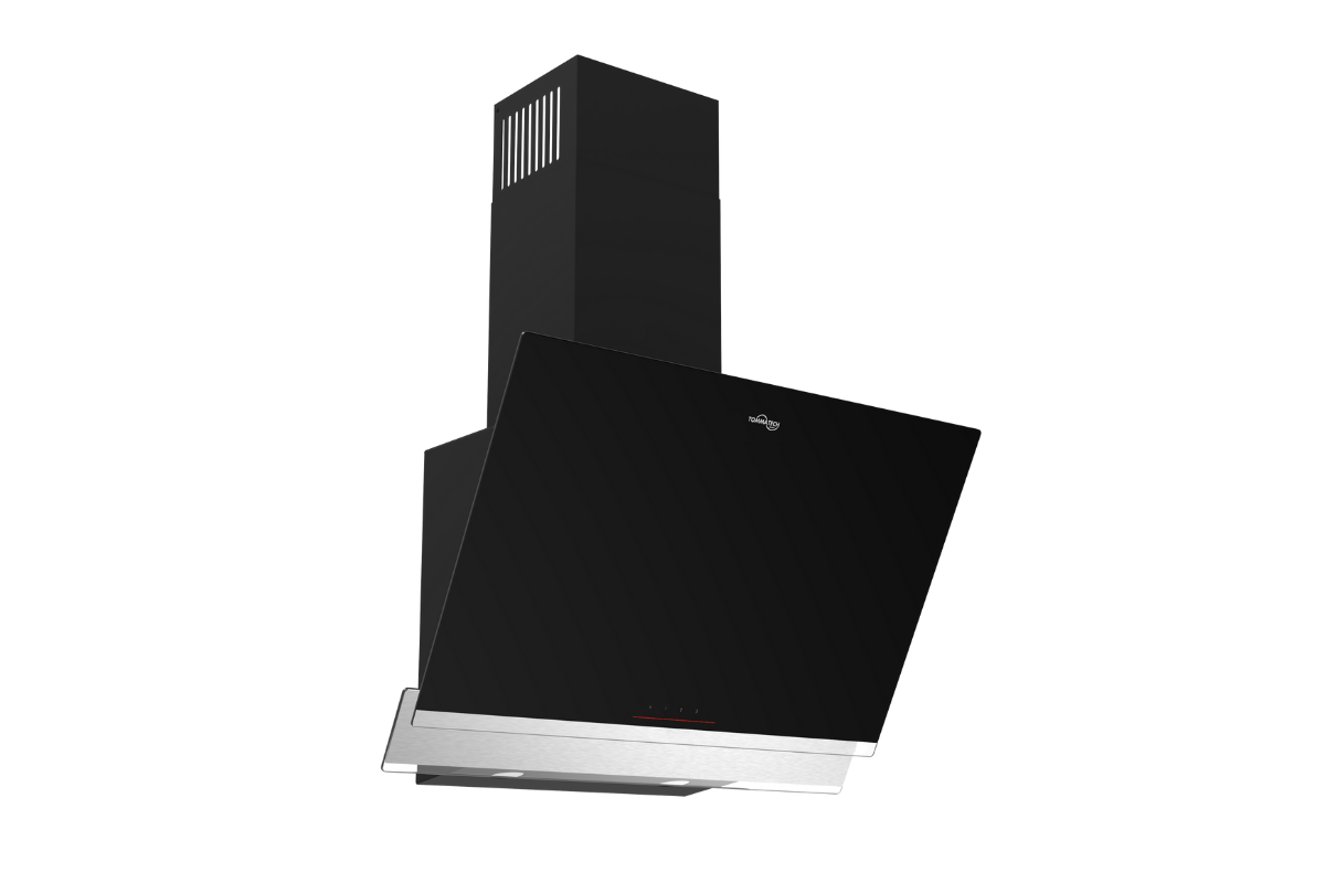 TommaTech TDE6003BG Wall-Mounted Hood 60 cm Black Glass