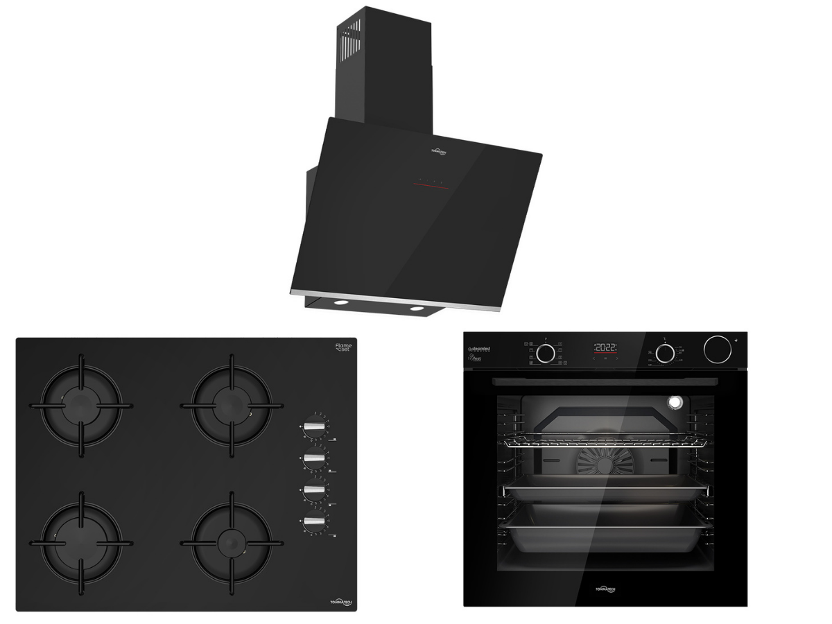 TommaTech TT300 Black Built-in Appliance Set