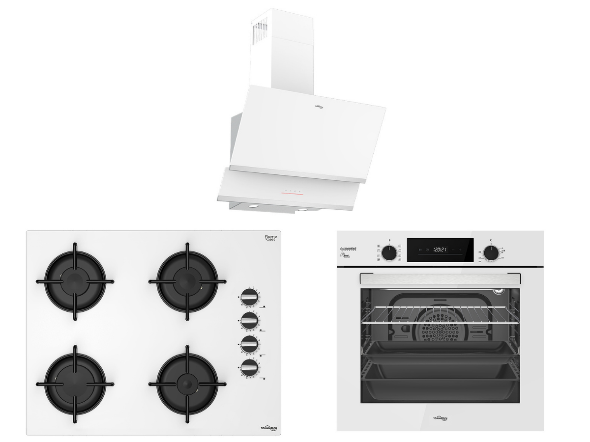 TommaTech TT200 White Built-in Appliance Set