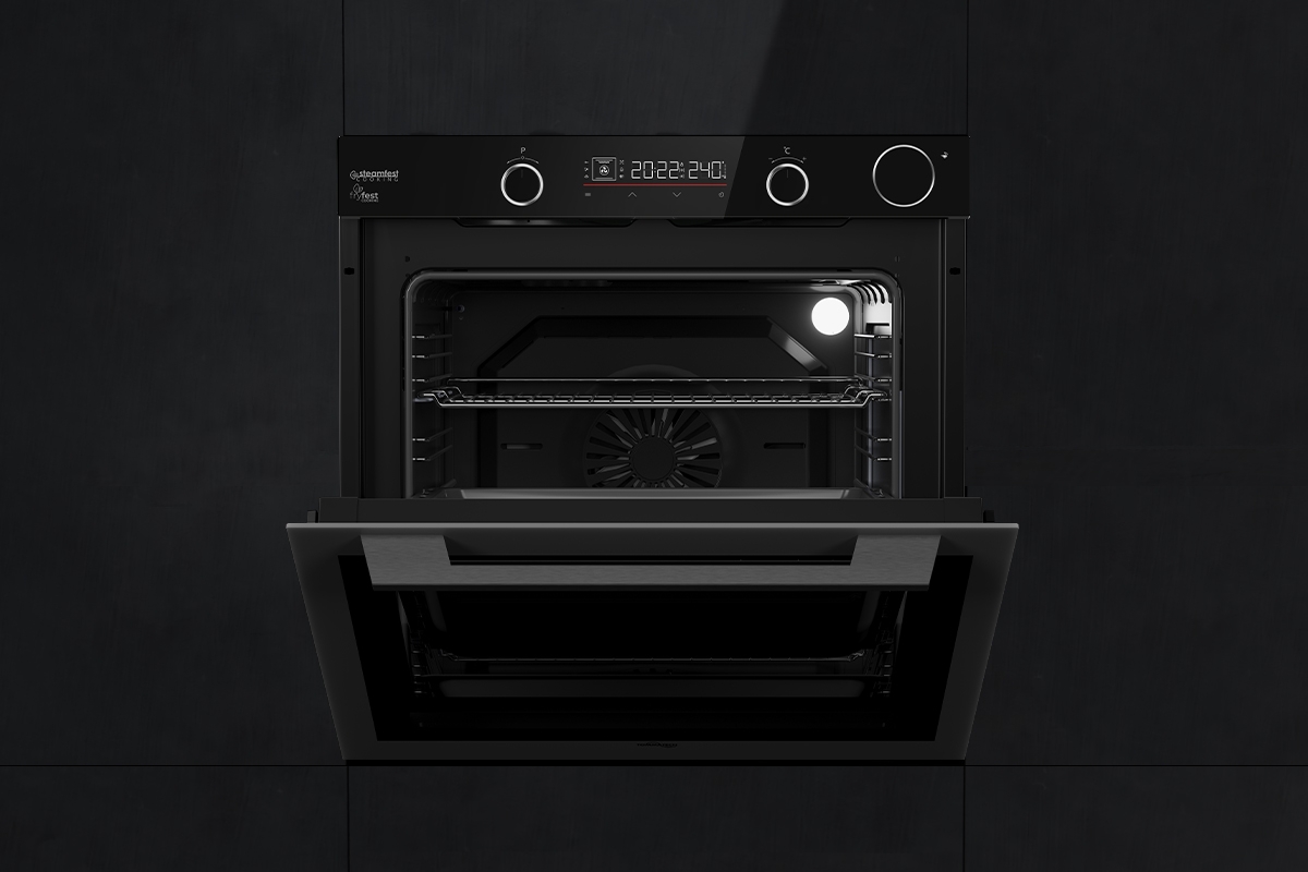 TommaTech TAF6003BSP Built-in Electric Oven 60 cm Black Glass