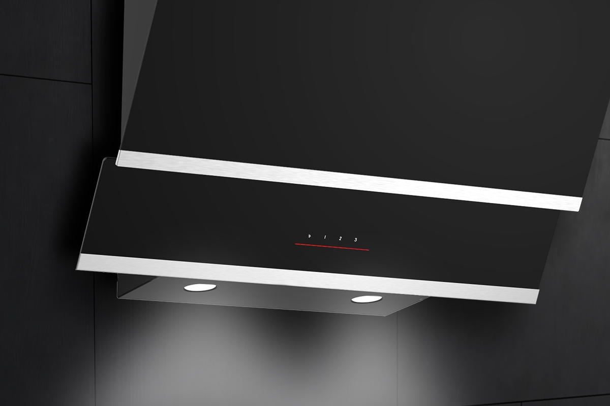 TommaTech TDE6001BG Wall-Mounted Hood 60 cm Black